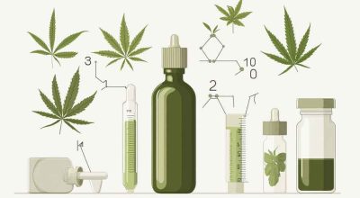 Diagram illustrating the entourage effect cannabis showing interaction between cannabinoids and terpenes for enhanced benefits