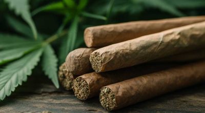 Herbal tobacco alternatives for joints including lavender, sage, rosemary, and catnip